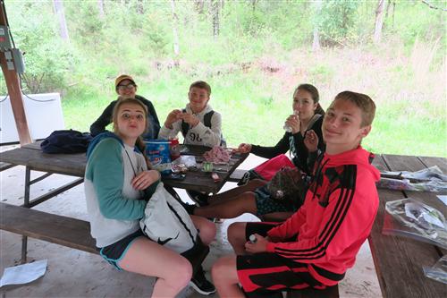 Team field trip to Rocke Bridge Park 