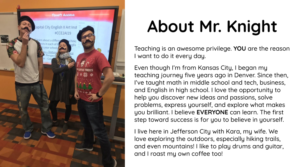 About Mr. Knight 