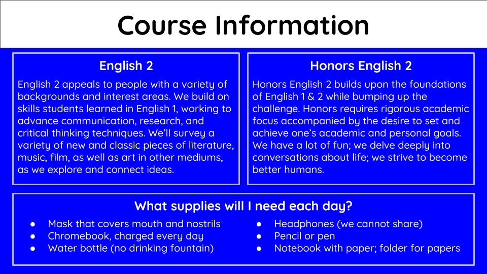 Course Information 
