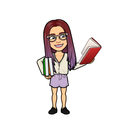 Bitmoji with books