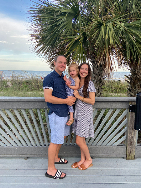 Mrs. Claycomb and her family 