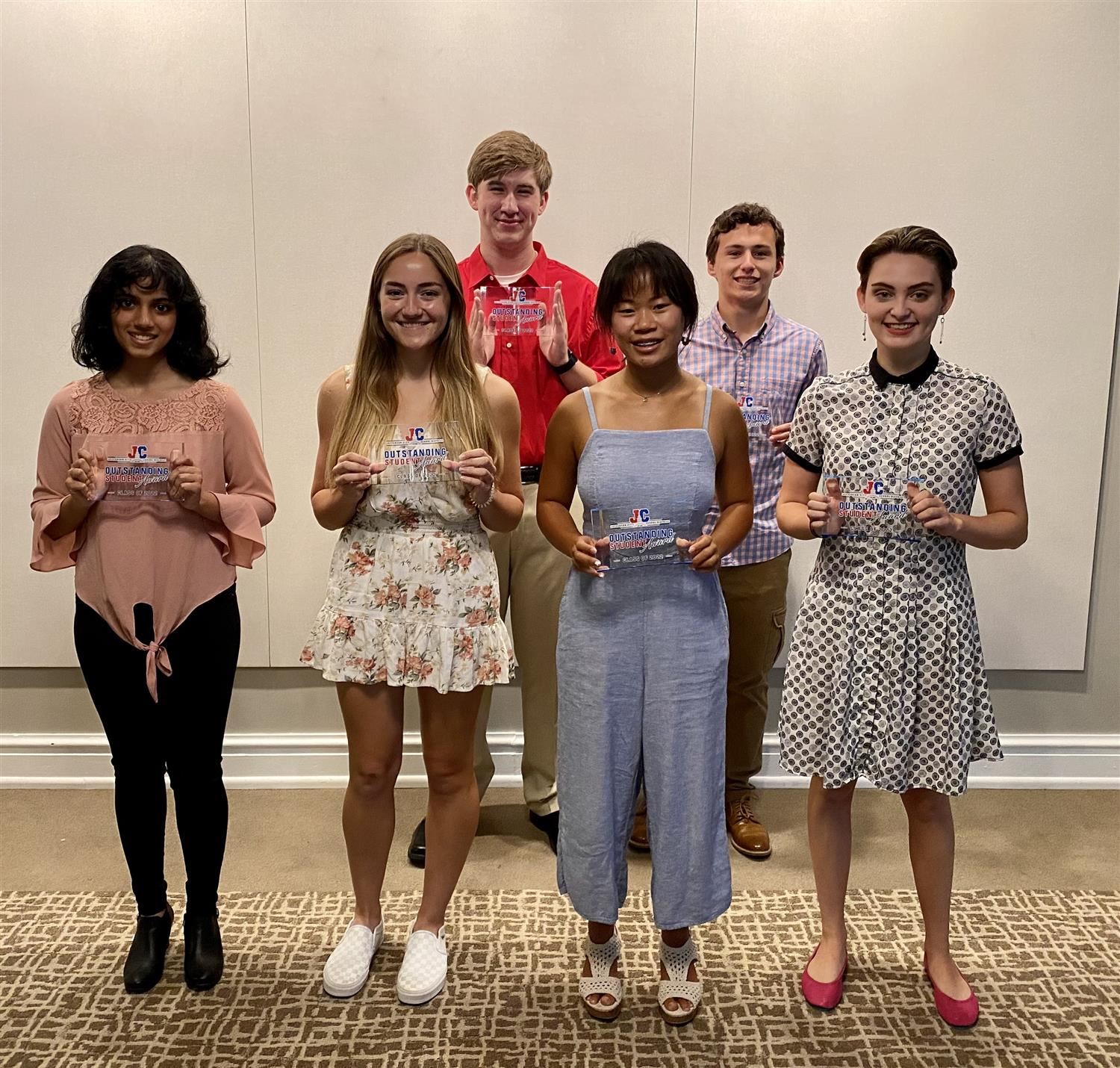 outstanding student award august 2021