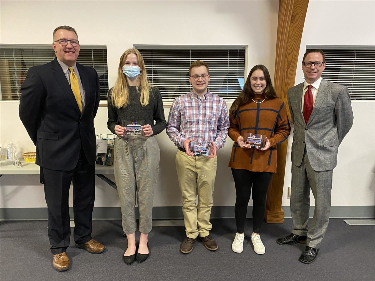 JC Schools December 2021 Outstanding Student Award
