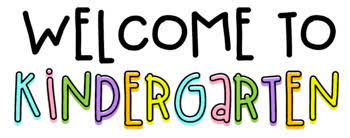Welcome to Kindergarten