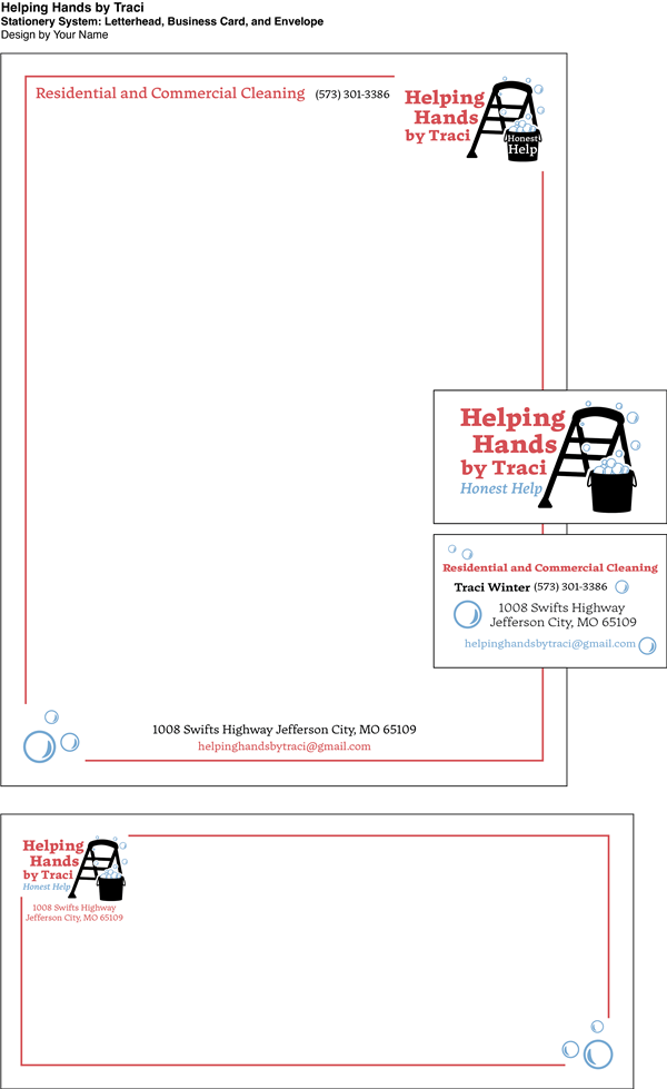 Helping Hands by Traci Stationery System